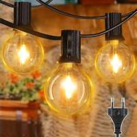 WishOf.Me - Ollny Lichterkette Außen 5 M - Wasserdichte LED für Garten & Terrasse