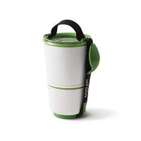 WishOf.Me - Lunch Box Grün/Weiss - Essensbehälter / Müslibecher 2go