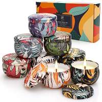 WishOf.Me - Duftkerzen Geschenkset: Aroma Kerzen 8 Stück | Sojawachs | Aromatherapie