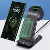 Kabelloses 3-in-1 Ladegerät für Samsung - Schnellladegerät für mehrere Geräte